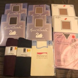 Vintage pantyhose and stockings lot of 10